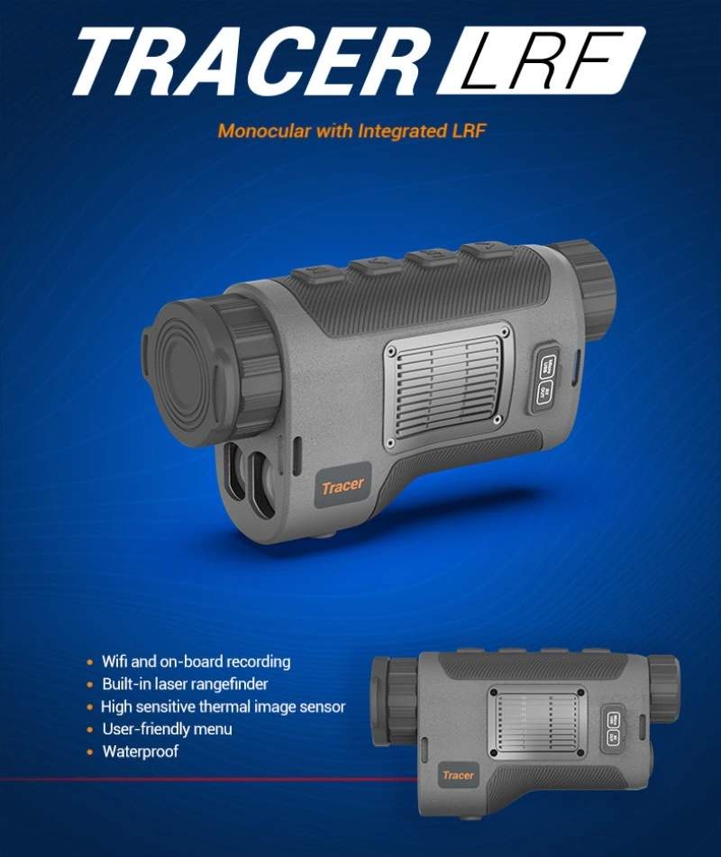 Long Detection Range Multi Functional Uncooled Portable Thermal Monocular